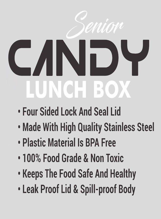 POGON Candy Senior Insulated Stainless Steel Lunch Box for Kids | Lunch Box for School, (800 ml), Pack of 1 (Multicolor), Cricket - Image 5