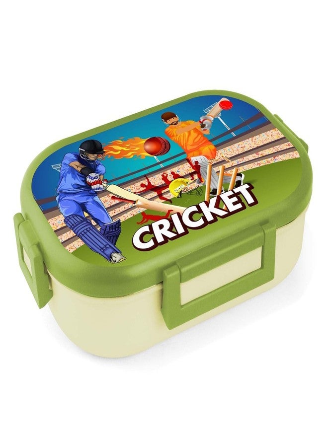 POGON Candy Senior Insulated Stainless Steel Lunch Box for Kids | Lunch Box for School, (800 ml), Pack of 1 (Multicolor), Cricket - Image 1