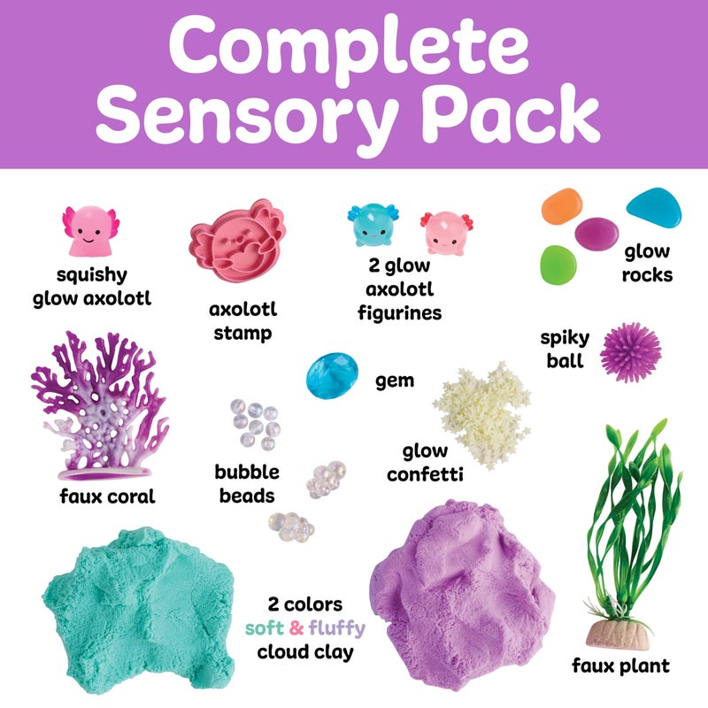 Creativity for Kids Sensory Pack: Axolotl - Sensory Toys for Toddlers, Easter Basket Stuffers, Toddler Activities & Travel Toys, Sensory Bin Fillers, and Axolotl Gifts (Ages 3+) - Image 3