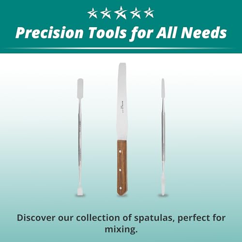 Excelta Double-Ended Spatula, Stainless Steel, Versatile Tool for Potting, Scraping, and Mixing Epoxy, 7 Inches, Intermediate - Image 5