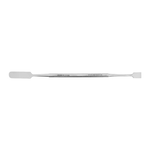 Excelta Double-Ended Spatula, Stainless Steel, Versatile Tool for Potting, Scraping, and Mixing Epoxy, 7 Inches, Intermediate - Image 1
