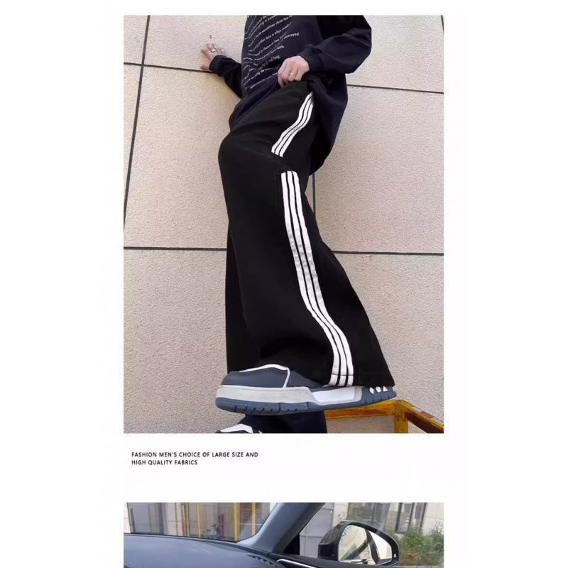 Unisex Classic Denim Jeans Loose Fit Daily Outdoor Wear - Image 4