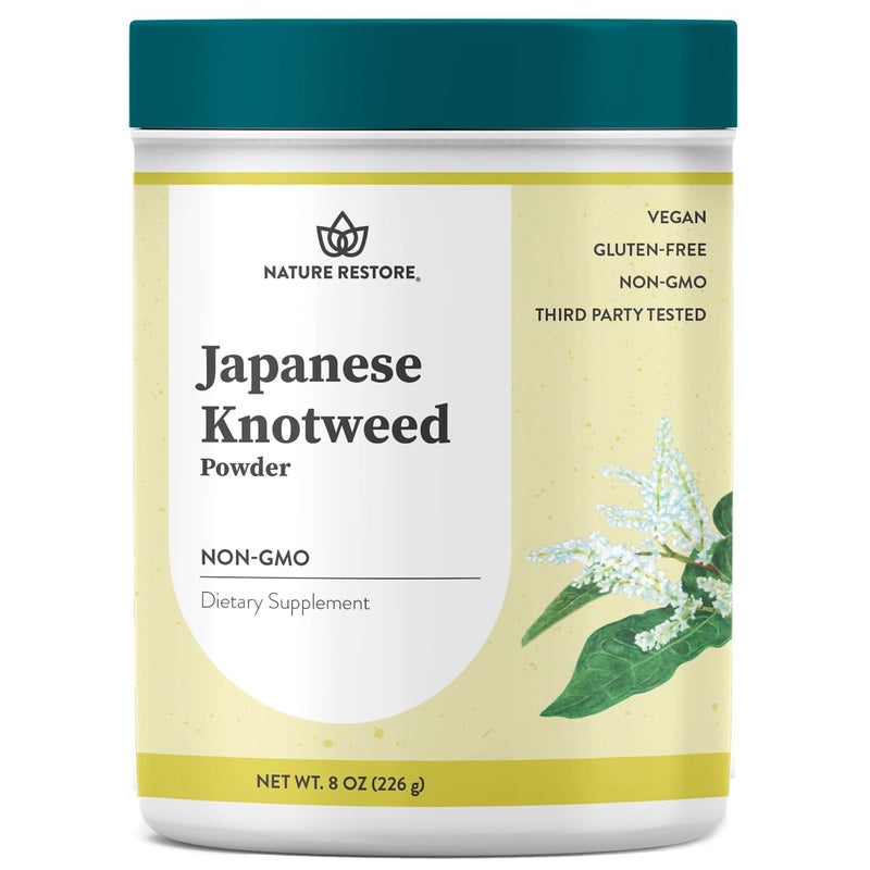 Japanese Knotweed Powder 8 Ounce Natural Transresveratrol Non GMO Gluten Free Also Known as Polygonum Cuspidatum