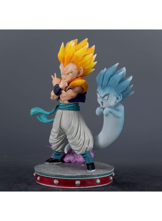 هالامودو دراغون بول,Gotenks الرسوم المتحركة,الديناميكية سوبر سايان الوضع, مكتب المركزية وهدية عيد ميلاد نشطة 23 سم - Image 4