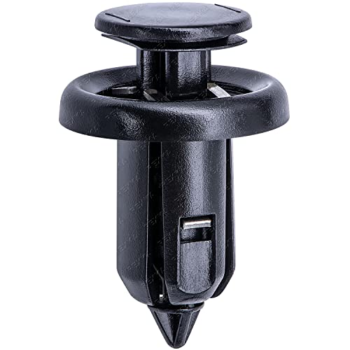 Rexka 40pcs Bumper Fender Grille Splash Shield Clips 91506-S9A-003 Stem Length 16 mm Compatible with Honda Acura Accord Civic CR-V Odyssey MDX RDX TSX TL ILX - Image 1