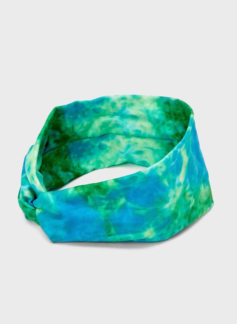 Claires Kids Tie Dye Twisted Headband  - Image 2