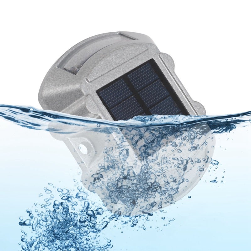 Solar Road Stud Light Aluminum Alloy Solar Powered Outdoor Waterproof Road Markers 6V 1.8W for Step Sidewalk Stair Garden Ground Green Light - Image 5