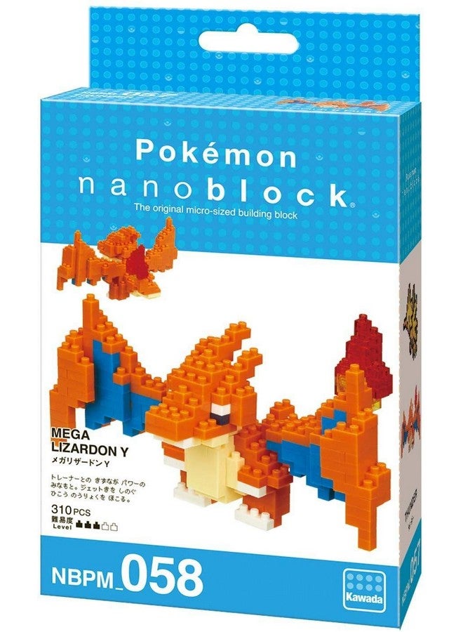 Kawada Nanoblock - Pokemon - Mega Charizard Y, Pokemon Series Building Kit 6.0×10.8×7.6:Cm - Image 4