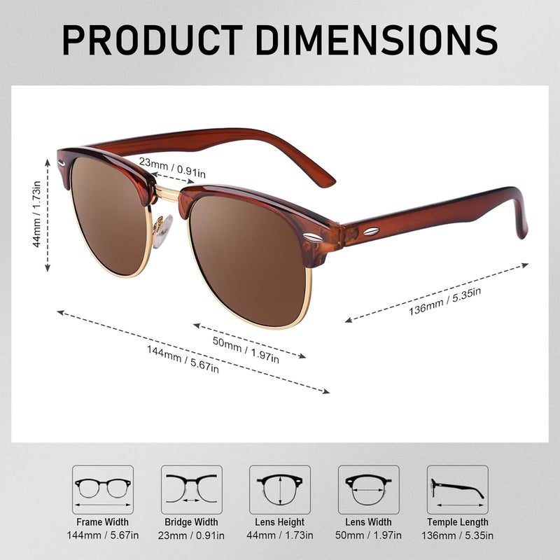 GQUEEN Polarized Sunglasses Men Womens,Flexible TR90 Frame,for Driving Fishing Cycling Hiking Golf Sports UV400 Protection - Image 5