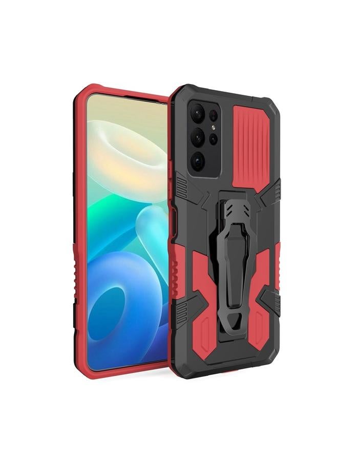 S-TOP Case For Samsung Galaxy S25 Ultra 5G Armor Warrior Shockproof PC + TPU Phone Case - Image 1