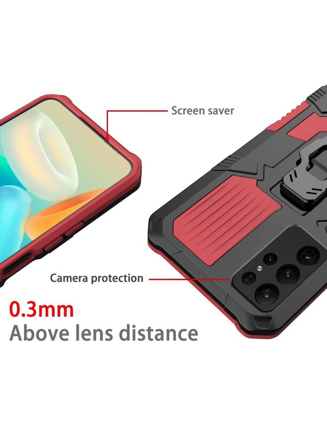 S-TOP Case For Samsung Galaxy S25 Ultra 5G Armor Warrior Shockproof PC + TPU Phone Case - Image 3