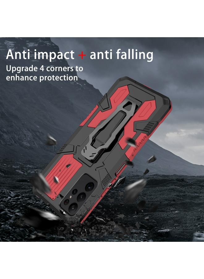 S-TOP Case For Samsung Galaxy S25 Ultra 5G Armor Warrior Shockproof PC + TPU Phone Case - Image 5