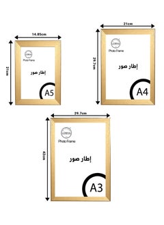LOWHA Tabletop Photo Frame Horizontal and Vertical Formats for Wall with stand  - Image 2