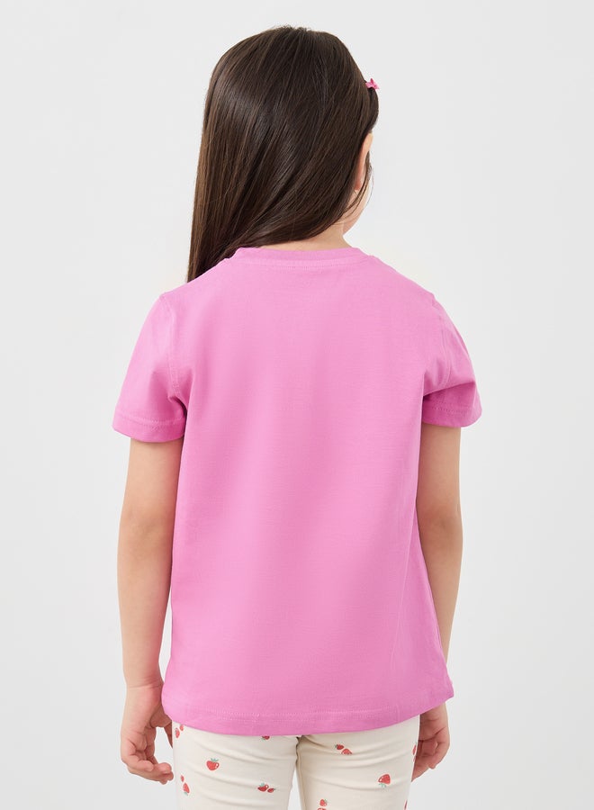 ستايلي تيشيرت ستايلي بطبعة جرافيك ورقبة دائرية - Image 4