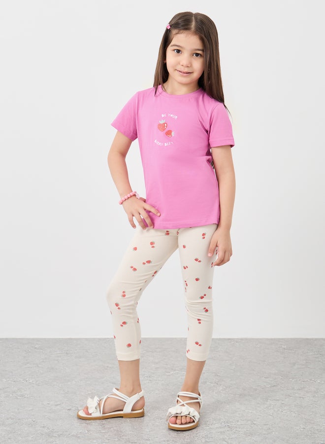 ستايلي تيشيرت ستايلي بطبعة جرافيك ورقبة دائرية - Image 2