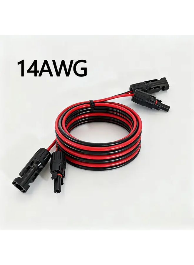 14AWG Solar Panel Extension Cable MC4 to MC4 125 98 Inch Heat Resistant - Image 5