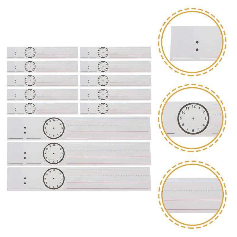 4 Sets of Sentence Strips Word Strips Learning Sentence Strips Kids Erasable Sentence Strips - Image 1