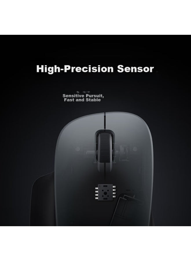 إم آي Xiaomi Wireless Comfort Mouse، 2.4g لاسلكي، خفيف الوزن، هادئ للمكتب، ماوس مكتبي، ماوس لليد اليمنى، مع مستقبل نانو لاسلكي، Deep Space Black - Image 2