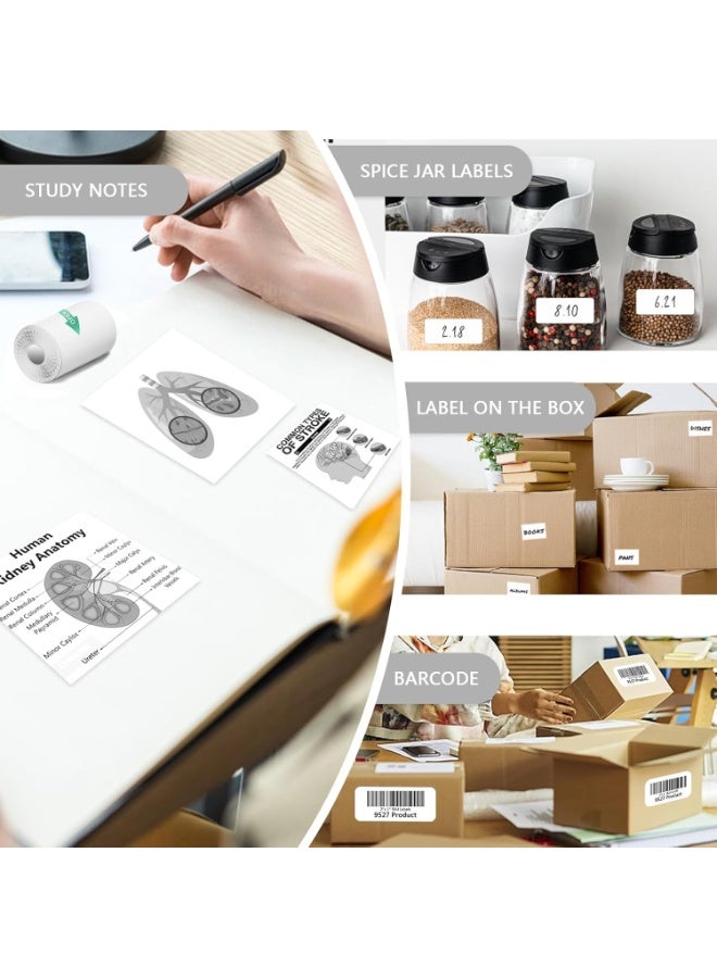 Instant Camera Paper Rolls Refill, High Quality Thermal Printing Paper for Mini and Kids Instant Cameras, Pack of 5 - Image 3