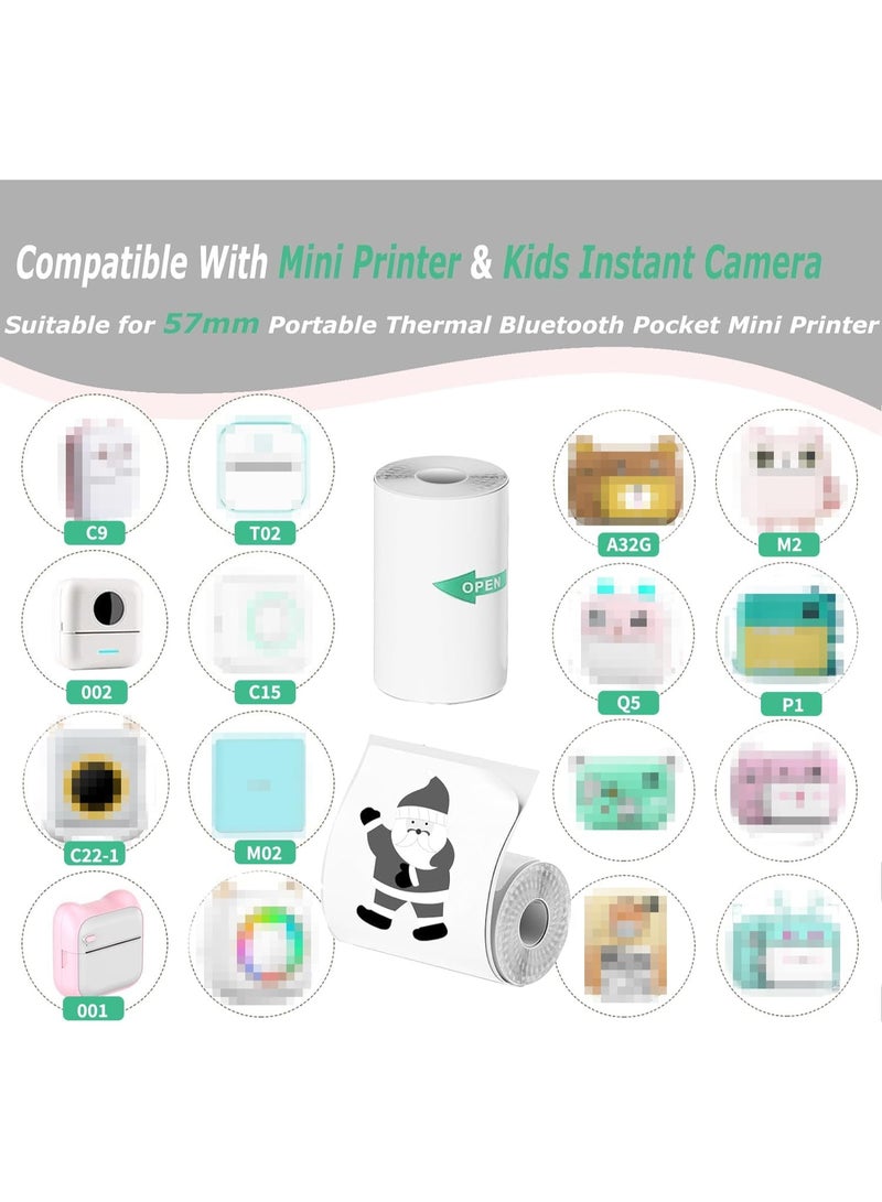 Instant Camera Paper Rolls Refill, High Quality Thermal Printing Paper for Mini and Kids Instant Cameras, Pack of 5 - Image 5