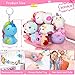 POKONBOY 30 Pack Squishy Toys for Kids Party Favors Bulk Kawaii Animals Squishies Pack Unicorn Donuts Birthday Gifts for Boys Girls Classroom Treasure Prizes with Keychains - Image 4