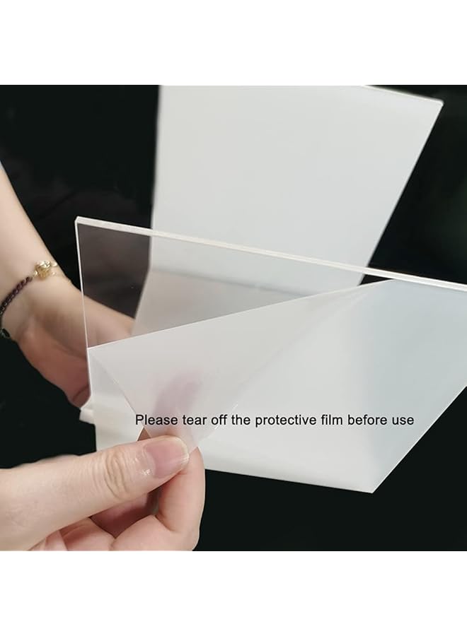 BPA Set Of 4 Clear Acrylic Risers Display Stand 3 Inch 4 Inch 5 Inch 6 Inch - Image 2