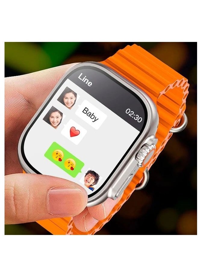 S8 Ultra - S8 ULTRA Smart Watch Series 8 Full Screen Wireless Charging Function Built In 4G SIM Card Internet Connection And Phone Calls Supports Many Mobile Applications Compatible With Android And IOS System - Image 1