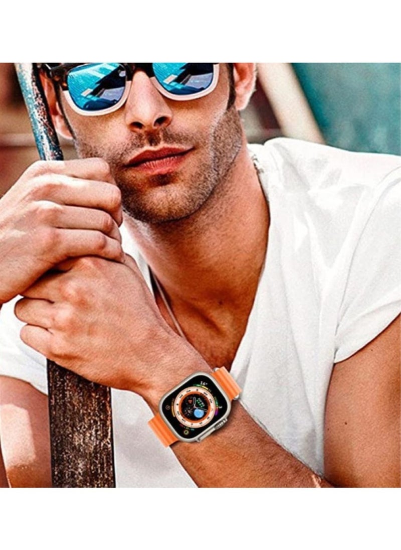 S8 Ultra - S8 ULTRA Smart Watch Series 8 Full Screen Wireless Charging Function Built In 4G SIM Card Internet Connection And Phone Calls Supports Many Mobile Applications Compatible With Android And IOS System - Image 1