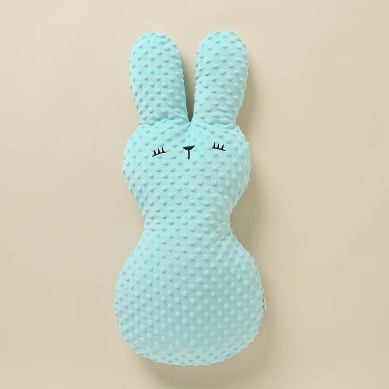 Newborn Baby Pillow Anti-Scare Security Backrest Pea Velvet Side Sleep Block Backrest Baby Sleeping Artifact - Image 1