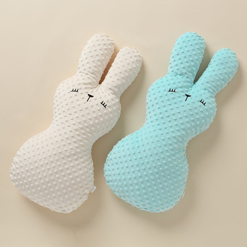 Newborn Baby Pillow Anti-Scare Security Backrest Pea Velvet Side Sleep Block Backrest Baby Sleeping Artifact - Image 2