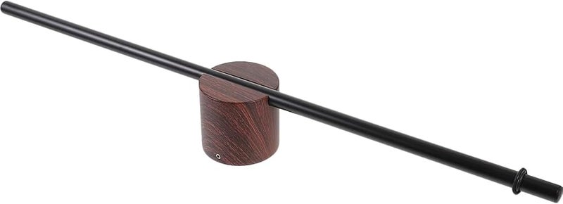 Wooden Base Wall Mounted Movable Towel Bar Rack Space Saving Organizer For Bathroom Kitchen - Image 1