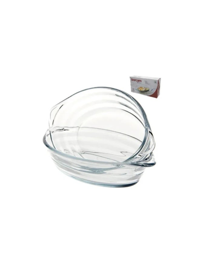 بوركام بولات بوركام بيضاوي صغيرة للفرن سعة 530 مل – طقم من قطعتين – صنع في تركيا - Image 3