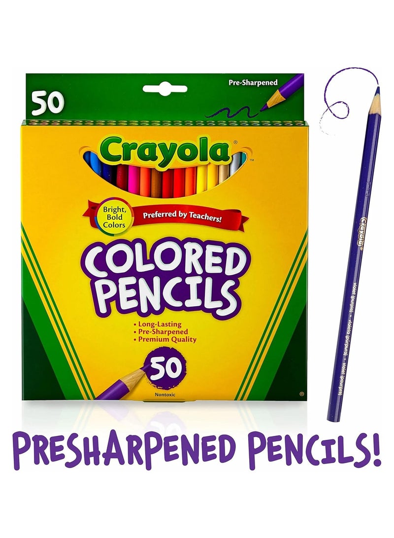 Crayola Colored Pencils 50 pcs - Image 1