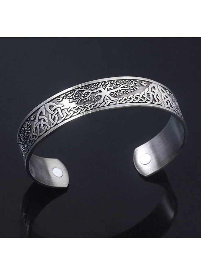 Magnetic Bracelet  Suitable for both women and men  ( color:sliver) - Image 4