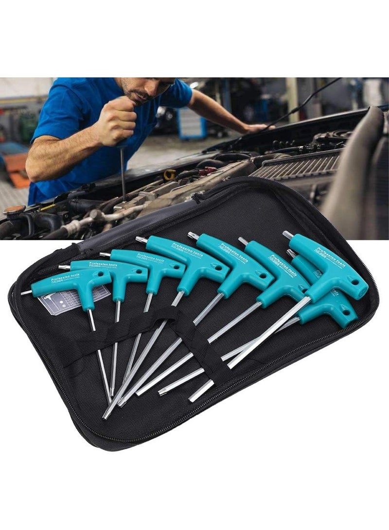 GGOOT T Handle Hex Wrench Set, Pentalobe Anti-Slip Handle for Hand Repair Hardware Tools Comfortable Grip for Mechanics  - Image 4
