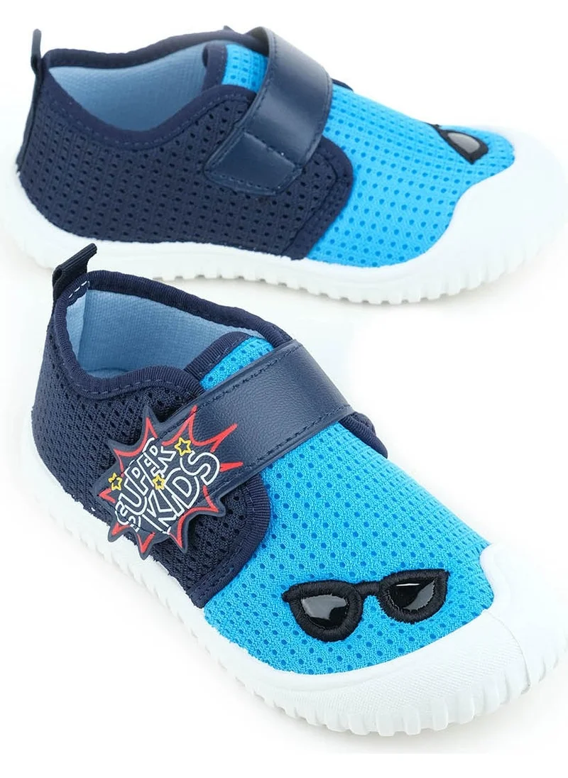 Gezer Summer Linen Boys Adjustable Shoes
