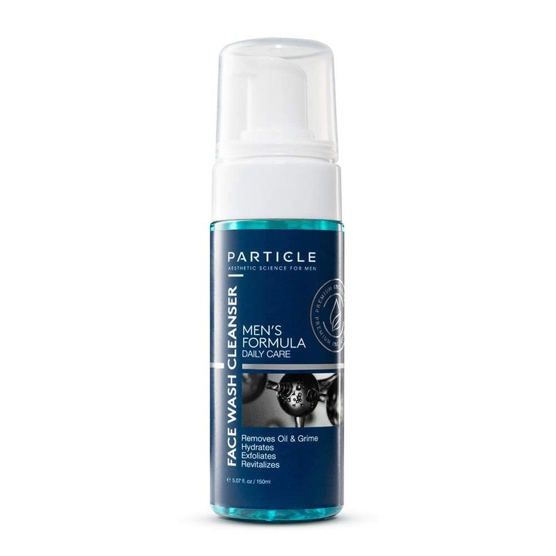 Particle Mens Face Wash - Anti Aging Face Cleanser for Men (5.07 Oz) - Daily Moisturizing Face Wash for Men - Revitalizes, Hydrates & Soothes, All Skin Types & All Ages - Image 1