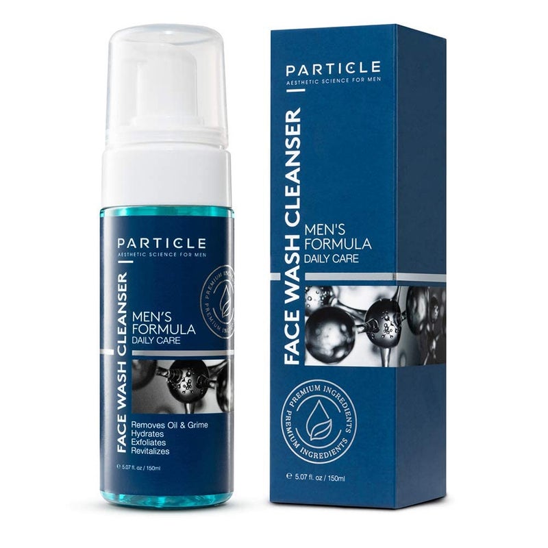 Particle Mens Face Wash - Anti Aging Face Cleanser for Men (5.07 Oz) - Daily Moisturizing Face Wash for Men - Revitalizes, Hydrates & Soothes, All Skin Types & All Ages - Image 2