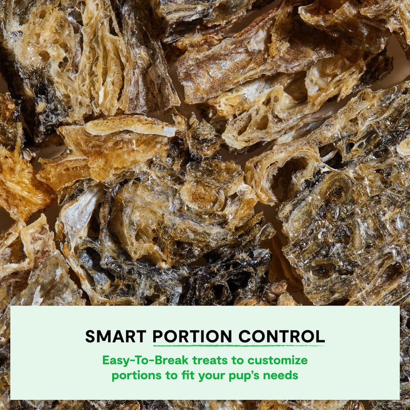 Open Farm, Dehydrated Dog Treats, High Protein & Low Carbohydrate Cod Skins, Crunchy Texture, Single Ingredient Wild-Caught Cod Skins Recipe, 2.25oz Pouch - Image 4