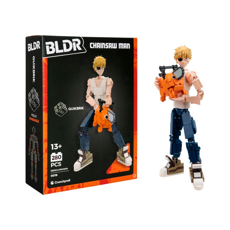 Bldr مجموعة بناء رجل المنشار BLDR دينجي وبوشيتا 95 بوصة و2 بوصة شخصيات متحركة قابلة للبناء 0078 - Image 3