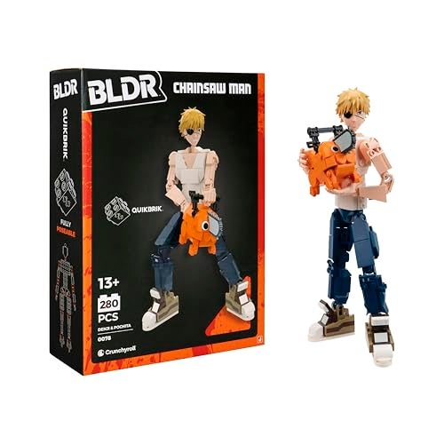 Bldr مجموعة بناء رجل المنشار BLDR دينجي وبوشيتا 95 بوصة و2 بوصة شخصيات متحركة قابلة للبناء 0078 - Image 1
