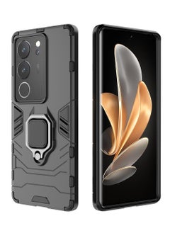 CaseNeo VIVO V29 5G/VIVO S17 5G Case Cover with Bracket, Kickstand Shell Back Cover Scratch-Resistant Shock-Absorbing Protector Accessories Kickstand Stand Magnetic Car Ring Holder Protection  - Image 2