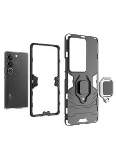 CaseNeo VIVO V29 5G/VIVO S17 5G Case Cover with Bracket, Kickstand Shell Back Cover Scratch-Resistant Shock-Absorbing Protector Accessories Kickstand Stand Magnetic Car Ring Holder Protection  - Image 3