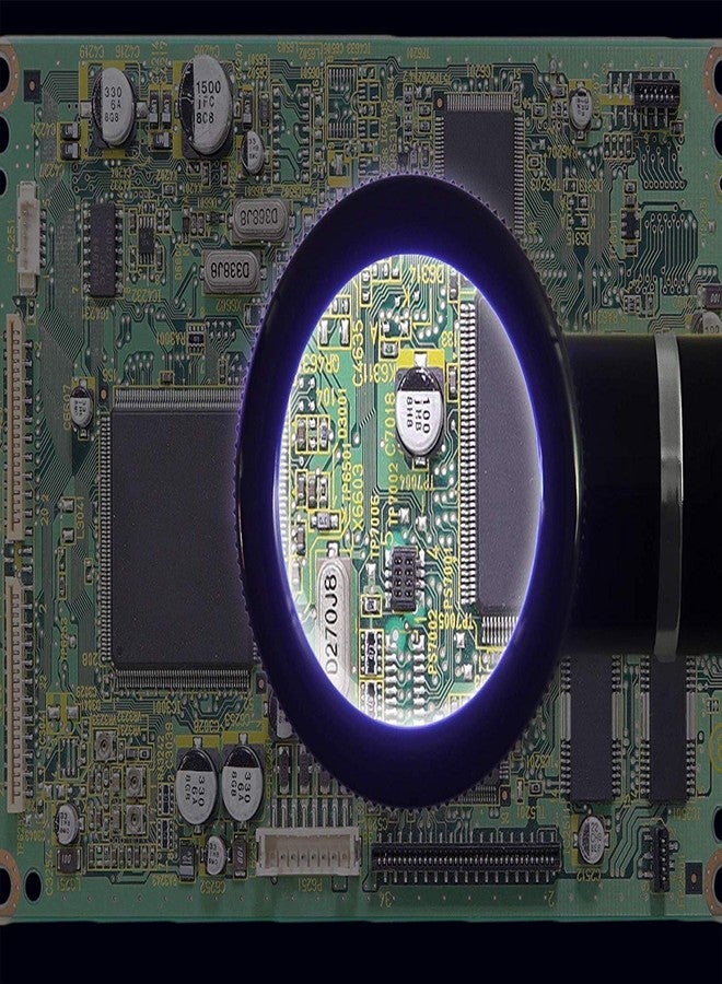 ENGINEER SL-36 Illuminated 5X Magnifying Inspection loupe with Integrated 'Graduated' Scale (Handheld Magnifier with LED) - Image 2