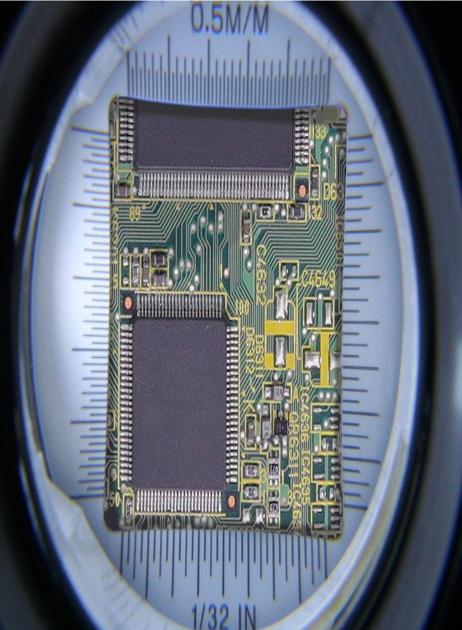 ENGINEER SL-36 Illuminated 5X Magnifying Inspection loupe with Integrated 'Graduated' Scale (Handheld Magnifier with LED) - Image 5