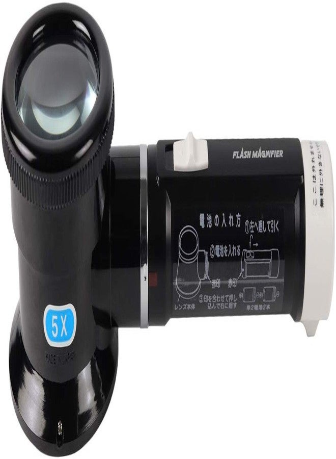 ENGINEER SL-36 Illuminated 5X Magnifying Inspection loupe with Integrated 'Graduated' Scale (Handheld Magnifier with LED) - Image 1