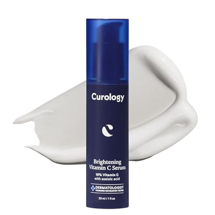 Curology Brightening Vitamin C Serum, Visibly Evens Skin Tone, Smooths Texture, and Calms Redness, Milky Texture, 1 fl oz - Image 1