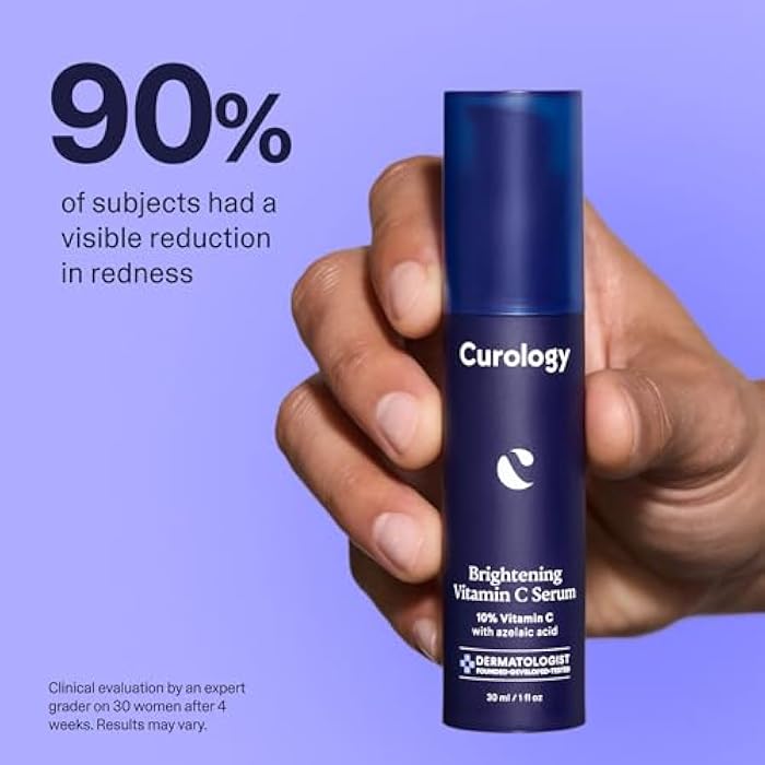 Curology Brightening Vitamin C Serum, Visibly Evens Skin Tone, Smooths Texture, and Calms Redness, Milky Texture, 1 fl oz - Image 5
