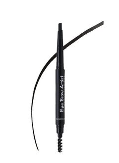 Chubs Two In One 24Hrs Long Lasting Smudge Proof Eyebrow Pencil And Eyebrow Brush(Natural Black)-Eyebrow Artist  - Image 1