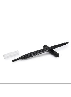 Chubs Two In One 24Hrs Long Lasting Smudge Proof Eyebrow Pencil And Eyebrow Brush(Natural Black)-Eyebrow Artist  - Image 3